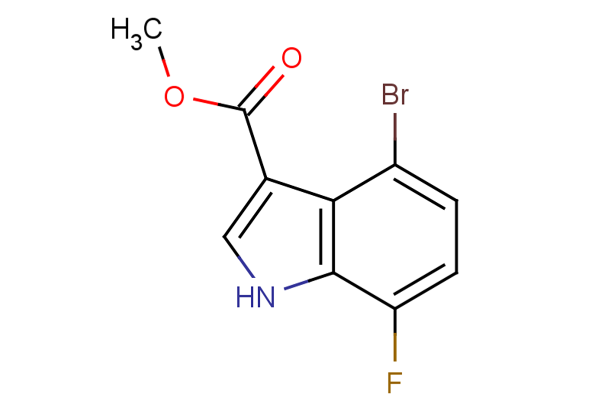 methyl 4-bromo-7-fluoro-1H-indole-3-carboxylate