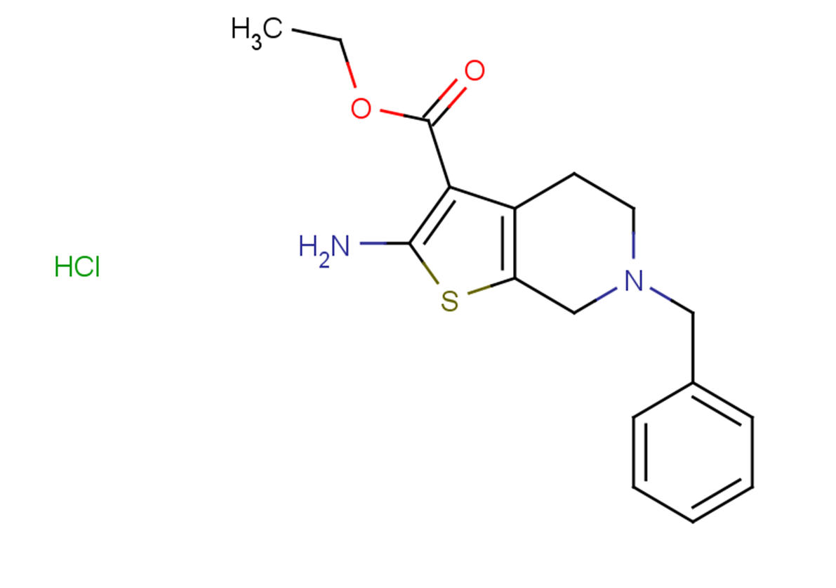 ethyl 2-amino-6-benzyl-4H,5H,6H,7H-thieno[2,3-c]pyridine-3-carboxylate hydrochloride