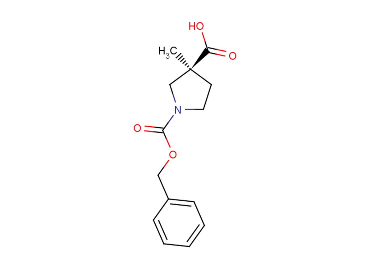 (3S)-1-[(benzyloxy)carbonyl]-3-methylpyrrolidine-3-carboxylic acid