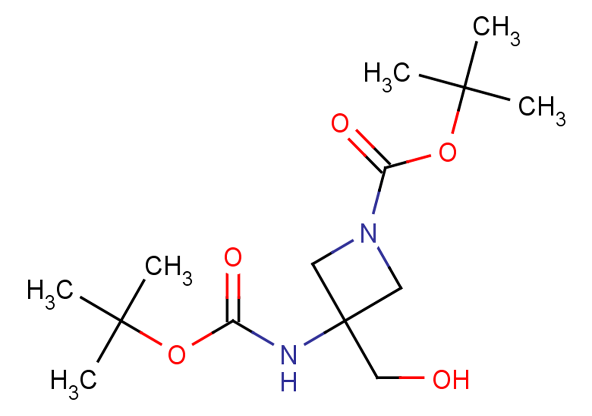 tert-butyl 3-{[(tert-butoxy)carbonyl]amino}-3-(hydroxymethyl)azetidine-1-carboxylate