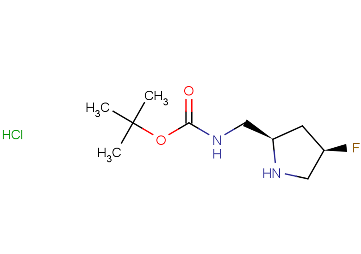 tert-butyl N-{[(2R,4R)-4-fluoropyrrolidin-2-yl]methyl}carbamate hydrochloride