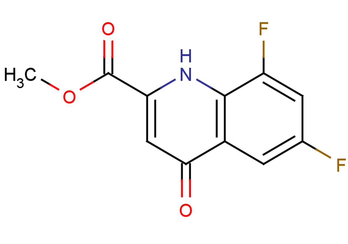 methyl 6,8-difluoro-4-oxo-1,4-dihydroquinoline-2-carboxylate
