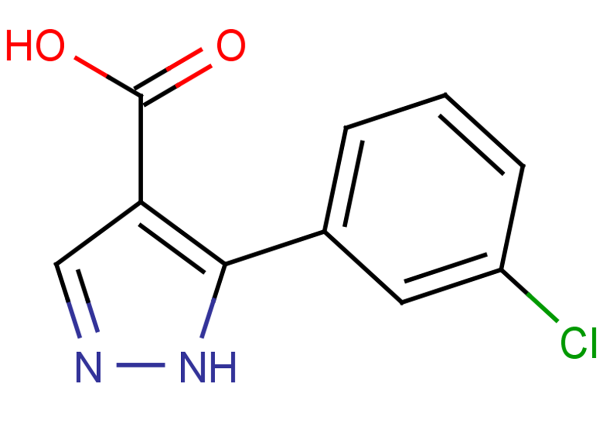 5-(3-chlorophenyl)-1H-pyrazole-4-carboxylic acid