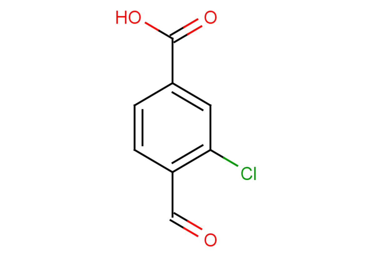 3-chloro-4-formylbenzoic acid