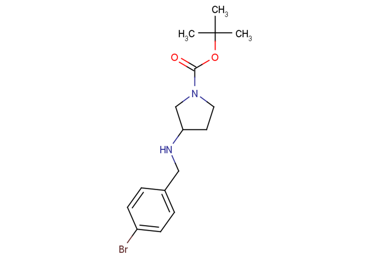 tert-butyl 3-{[(4-bromophenyl)methyl]amino}pyrrolidine-1-carboxylate
