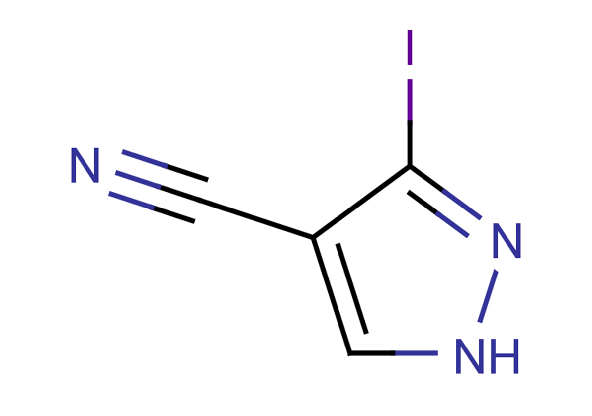 3-iodo-1H-pyrazole-4-carbonitrile