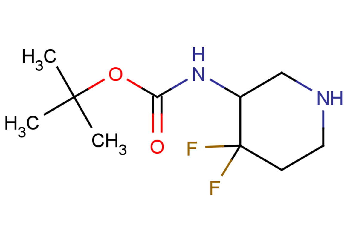 tert-butyl N-(4,4-difluoropiperidin-3-yl)carbamate