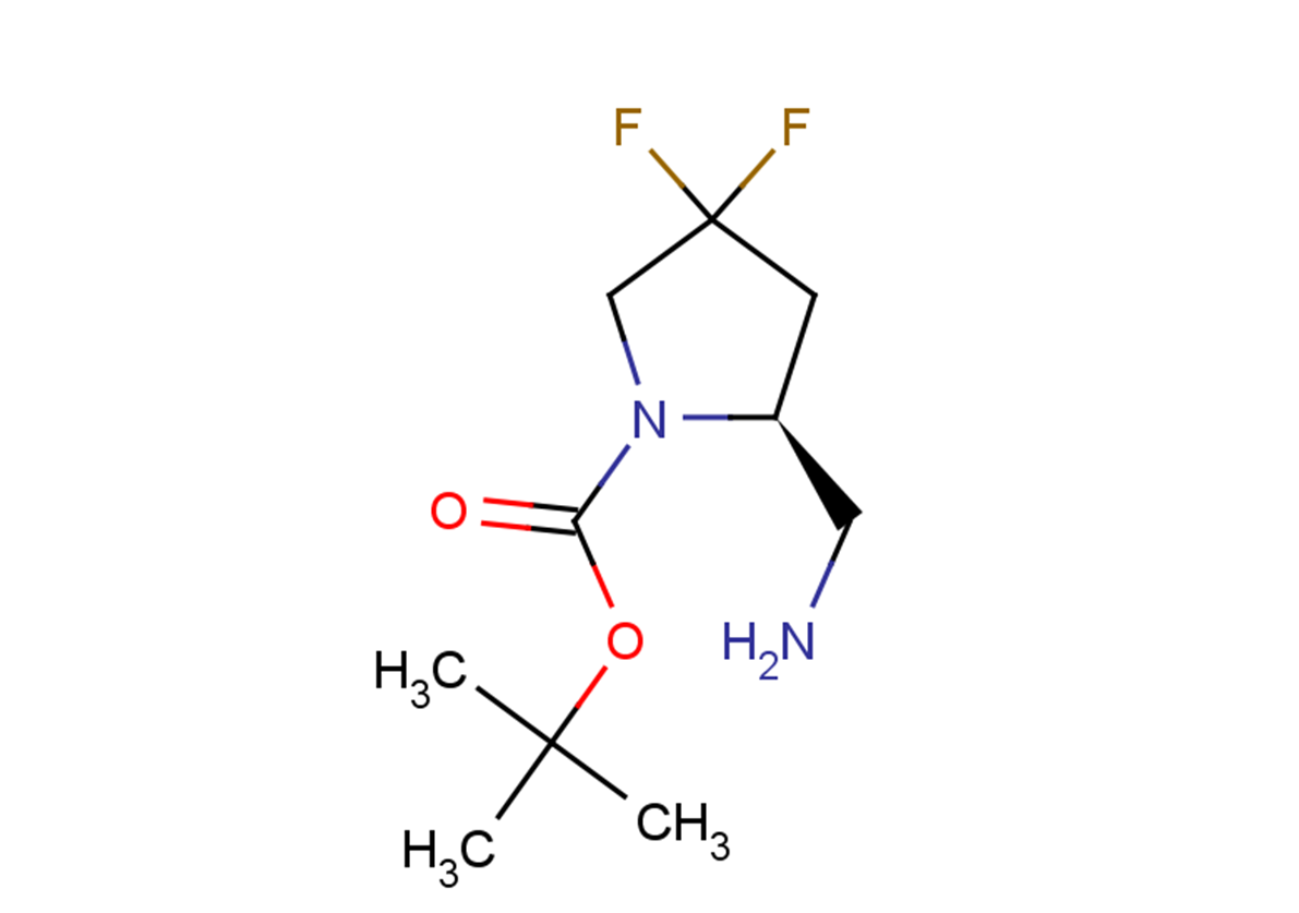 tert-butyl (2S)-2-(aminomethyl)-4,4-difluoropyrrolidine-1-carboxylate