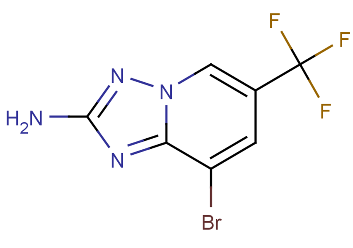 8-bromo-6-(trifluoromethyl)-[1,2,4]triazolo[1,5-a]pyridin-2-amine