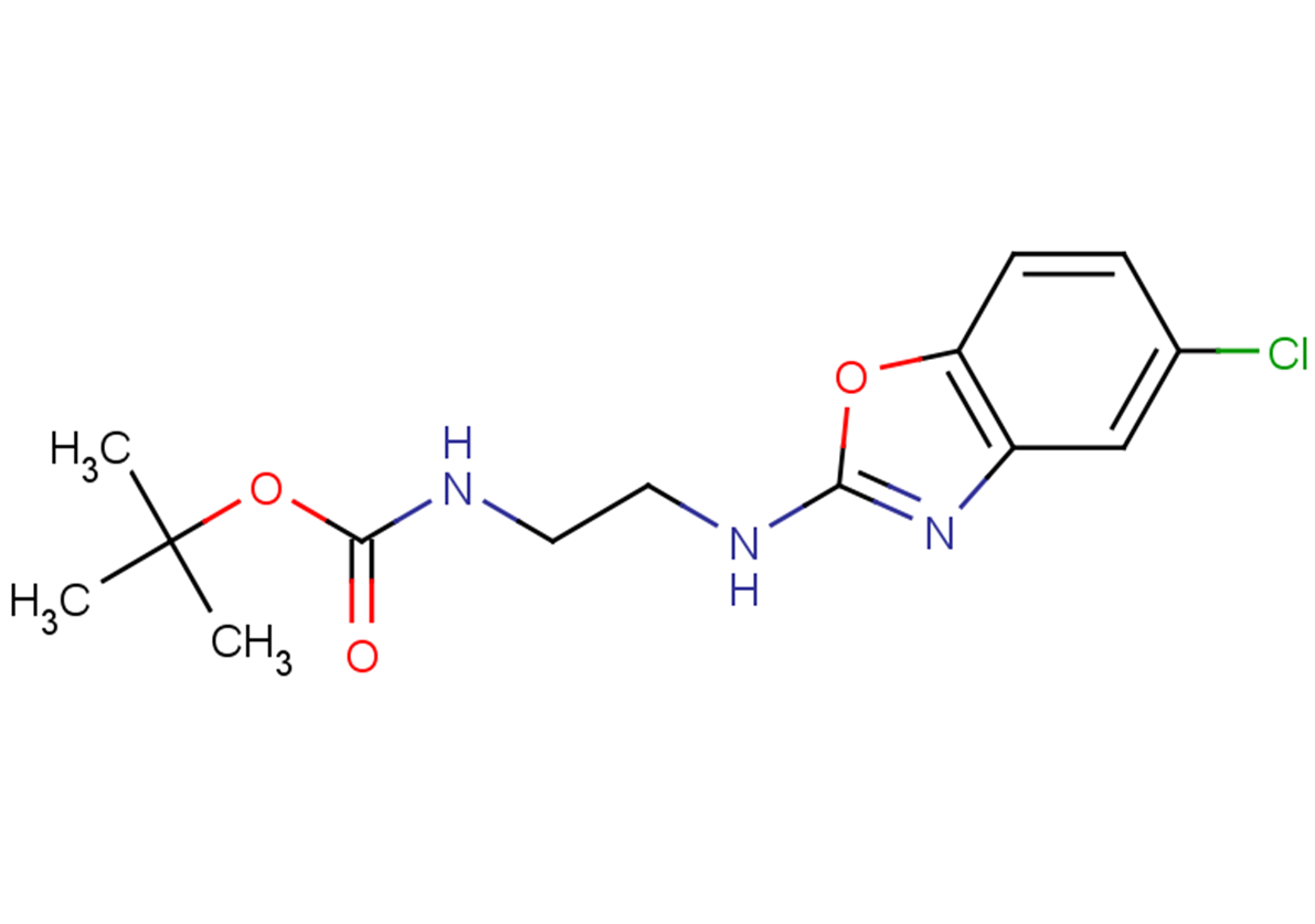 tert-butyl N-{2-[(5-chloro-1,3-benzoxazol-2-yl)amino]ethyl}carbamate