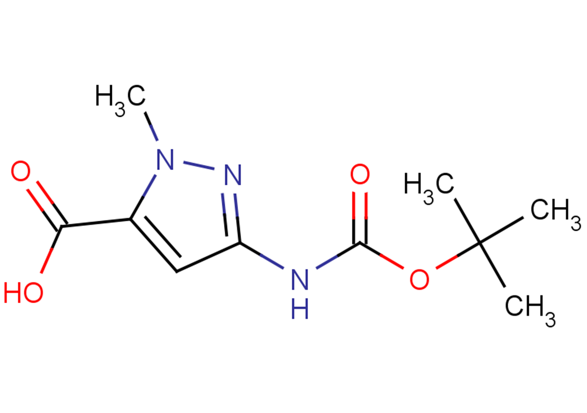 3-{[(tert-butoxy)carbonyl]amino}-1-methyl-1H-pyrazole-5-carboxylic acid