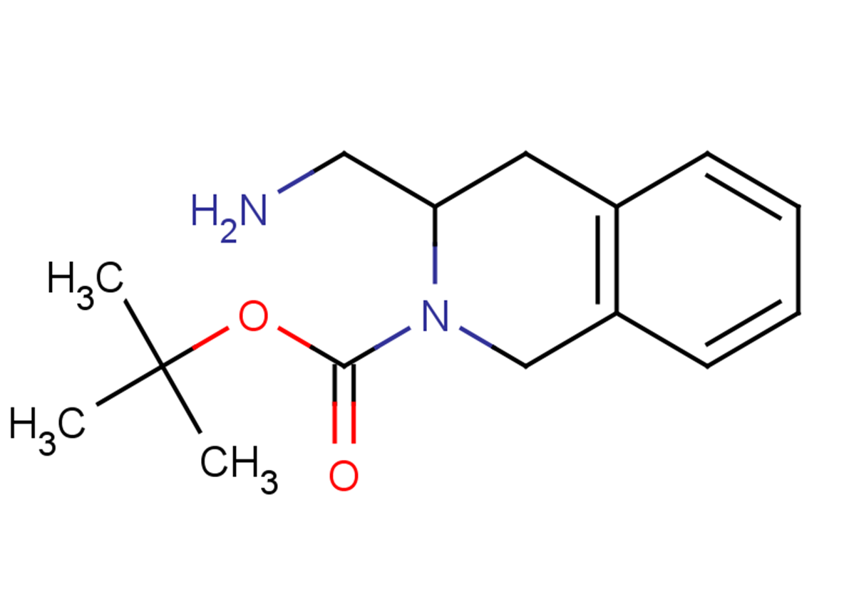 tert-butyl 3-(aminomethyl)-1,2,3,4-tetrahydroisoquinoline-2-carboxylate