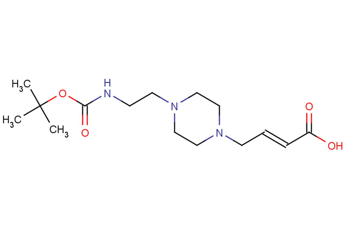 (2E)-4-[4-(2-{[(tert-butoxy)carbonyl]amino}ethyl)piperazin-1-yl]but-2-enoic acid