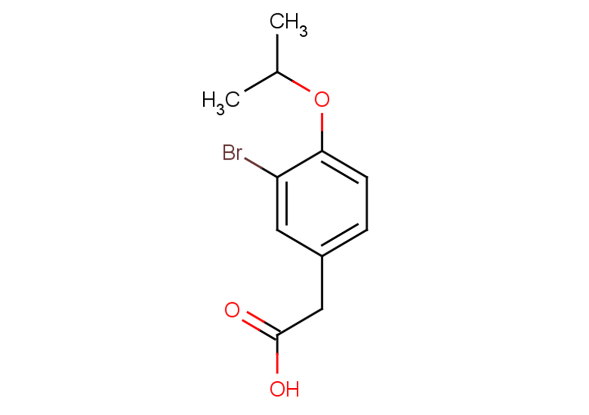 2-[3-bromo-4-(propan-2-yloxy)phenyl]acetic acid