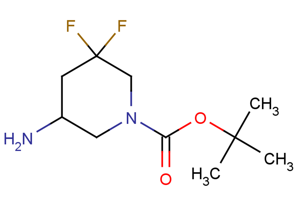 tert-butyl 5-amino-3,3-difluoropiperidine-1-carboxylate