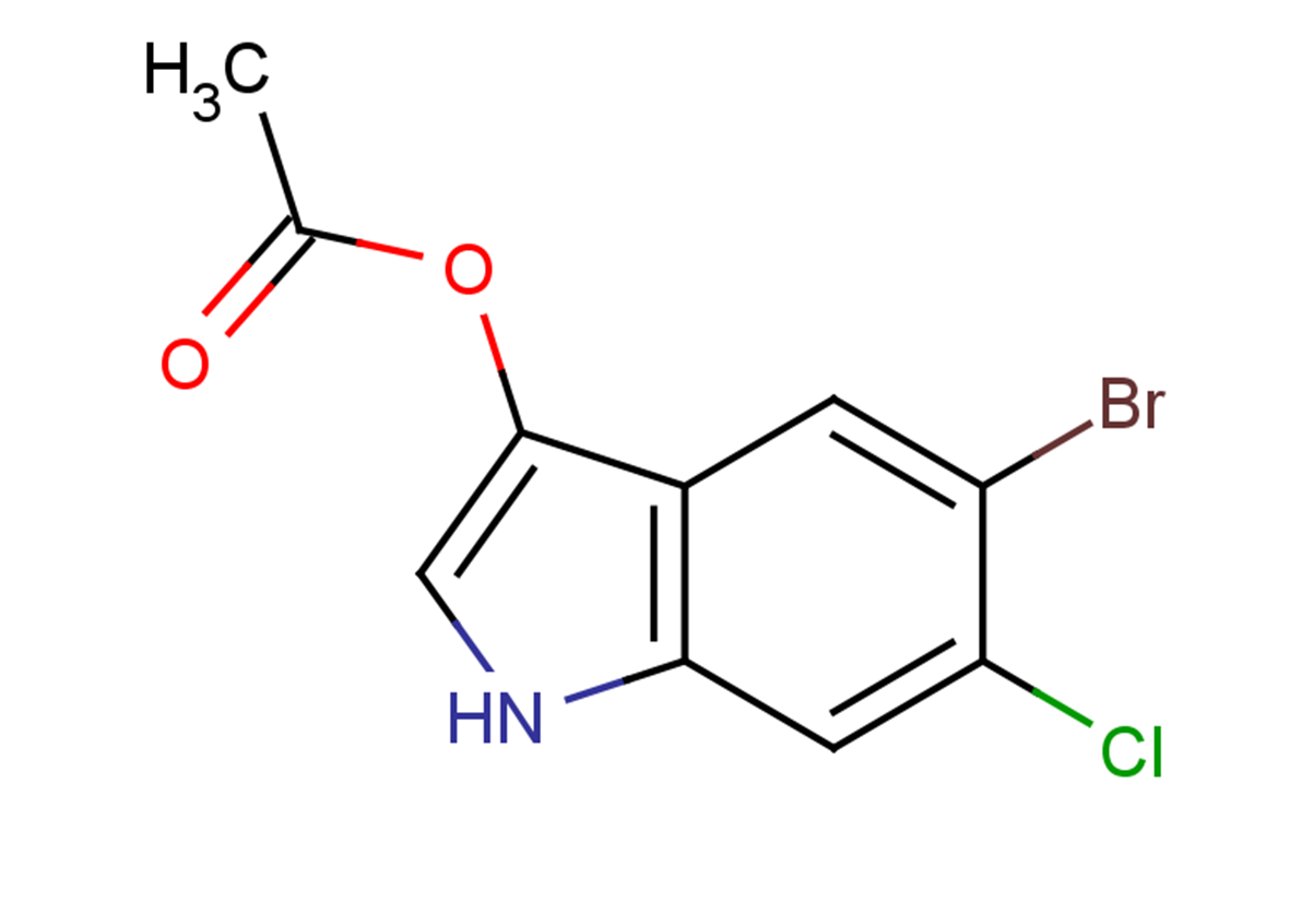 5-bromo-6-chloro-1H-indol-3-yl acetate