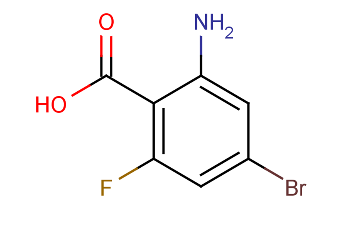 2-amino-4-bromo-6-fluorobenzoic acid