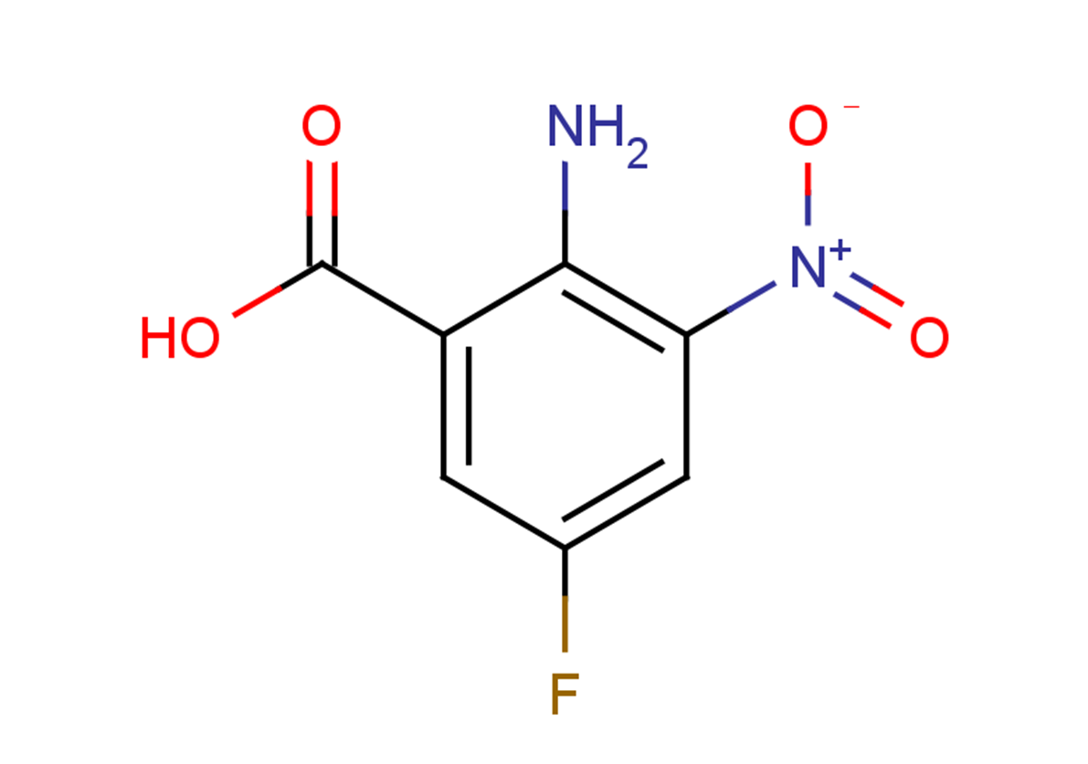 2-amino-5-fluoro-3-nitrobenzoic acid