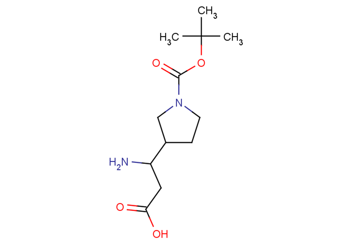 3-amino-3-{1-[(tert-butoxy)carbonyl]pyrrolidin-3-yl}propanoic acid