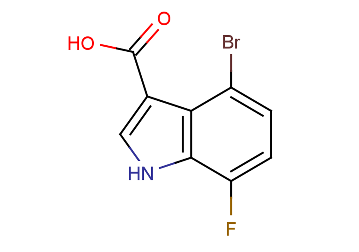 4-bromo-7-fluoro-1H-indole-3-carboxylic acid