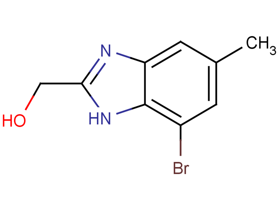 (7-bromo-5-methyl-1H-1,3-benzodiazol-2-yl)methanol