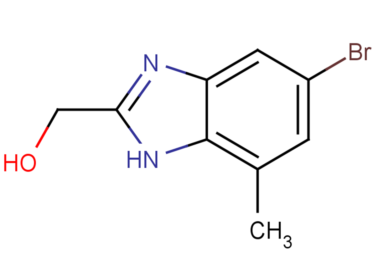 (5-bromo-7-methyl-1H-1,3-benzodiazol-2-yl)methanol