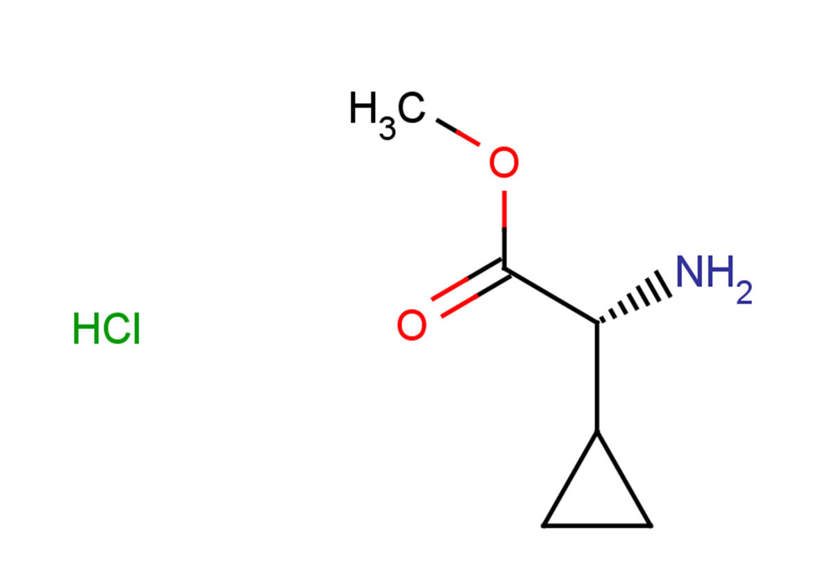 methyl (2R)-2-amino-2-cyclopropylacetate hydrochloride