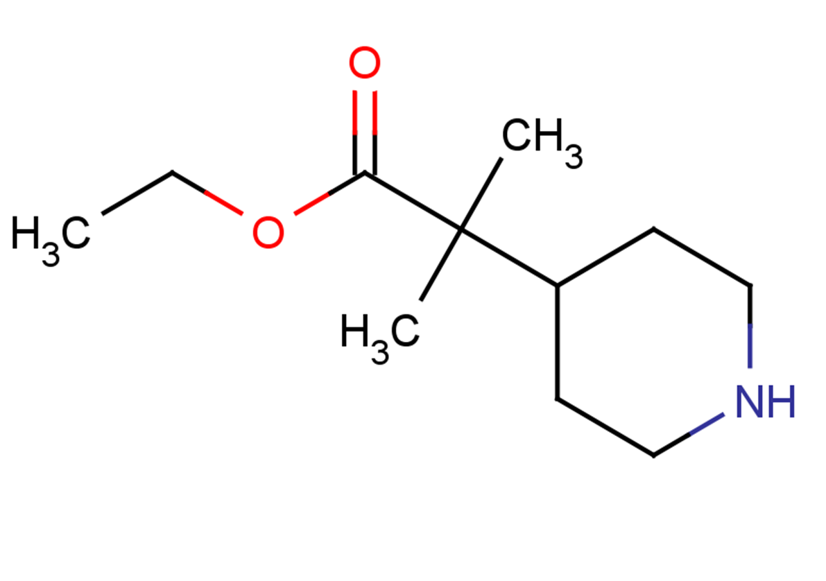 ethyl 2-methyl-2-(piperidin-4-yl)propanoate