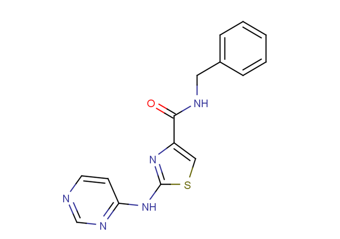 N-benzyl-2-(pyrimidin-4-ylamino)-1,3-thiazole-4-carboxamide
