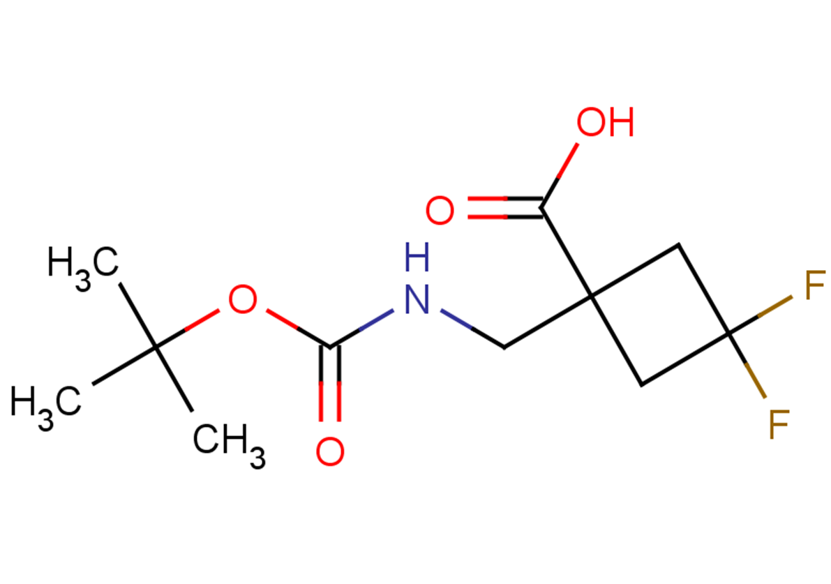 1-({[(tert-butoxy)carbonyl]amino}methyl)-3,3-difluorocyclobutane-1-carboxylic acid
