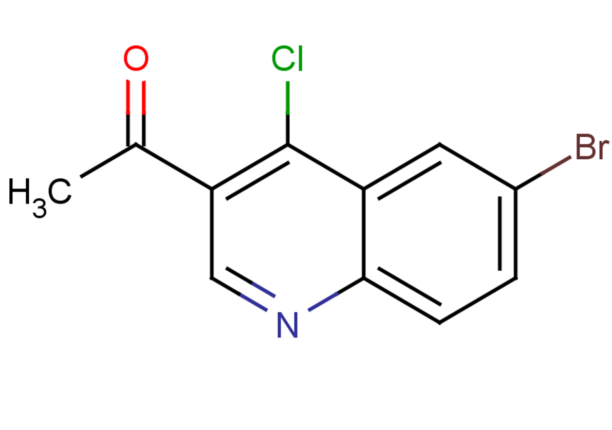 1-(6-bromo-4-chloroquinolin-3-yl)ethan-1-one