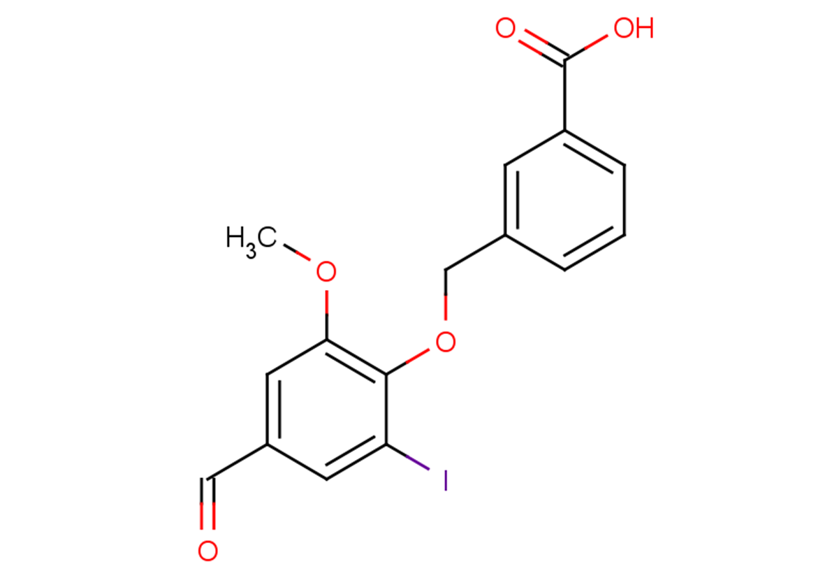 3-(4-formyl-2-iodo-6-methoxyphenoxymethyl)benzoic acid