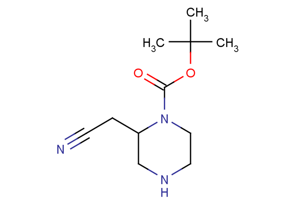 tert-butyl 2-(cyanomethyl)piperazine-1-carboxylate