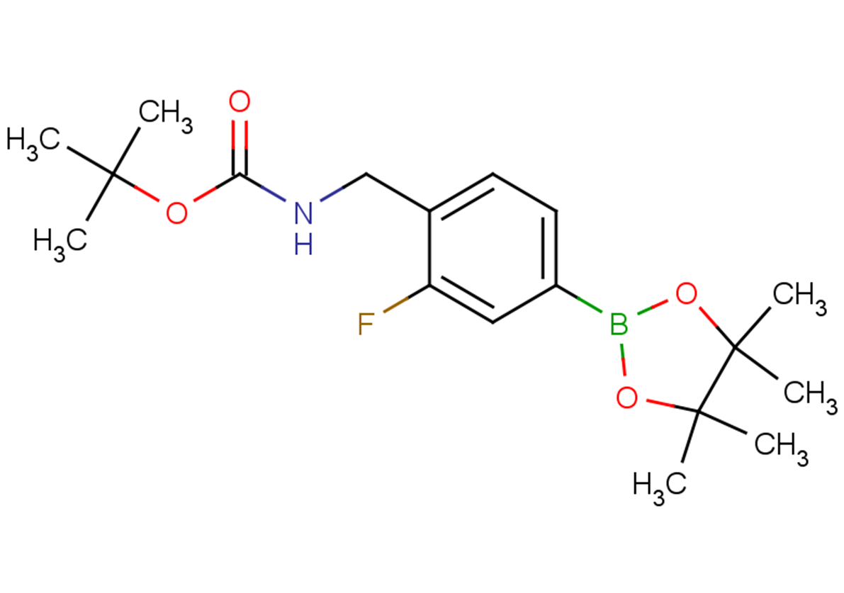 tert-butyl N-{[2-fluoro-4-(4,4,5,5-tetramethyl-1,3,2-dioxaborolan-2-yl)phenyl]methyl}carbamate