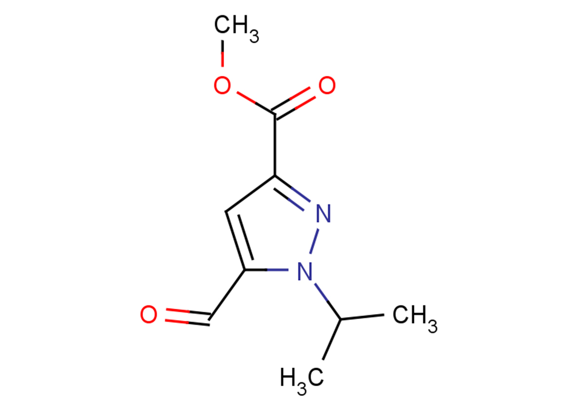 methyl 5-formyl-1-(propan-2-yl)-1H-pyrazole-3-carboxylate