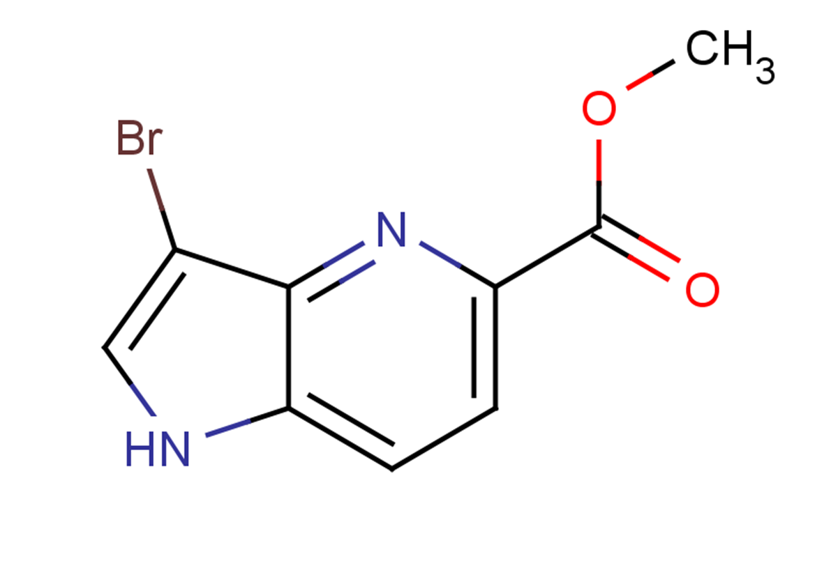 methyl 3-bromo-1H-pyrrolo[3,2-b]pyridine-5-carboxylate