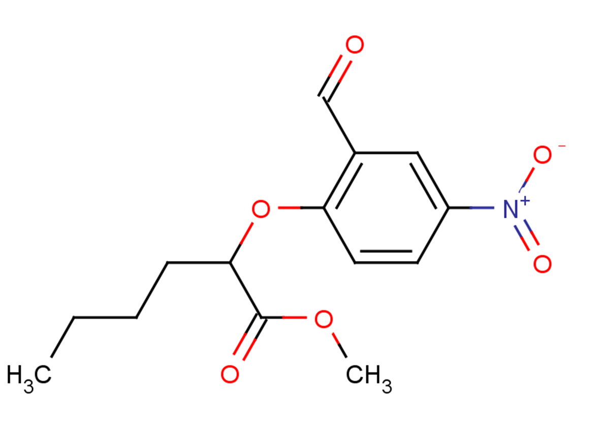 methyl 2-(2-formyl-4-nitrophenoxy)hexanoate