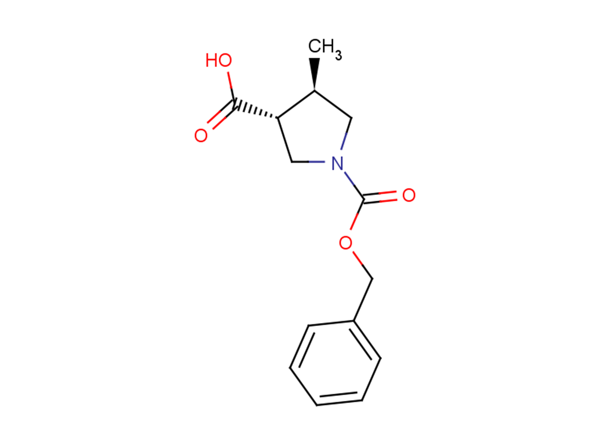 (3R,4R)-1-[(benzyloxy)carbonyl]-4-methylpyrrolidine-3-carboxylic acid