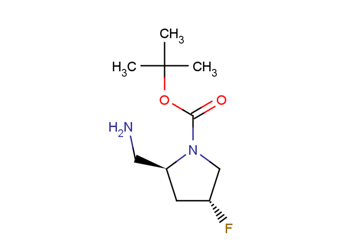 tert-butyl (2S,4R)-2-(aminomethyl)-4-fluoropyrrolidine-1-carboxylate