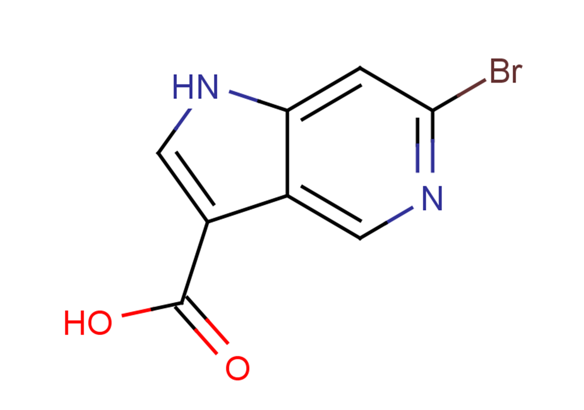 6-bromo-1H-pyrrolo[3,2-c]pyridine-3-carboxylic acid