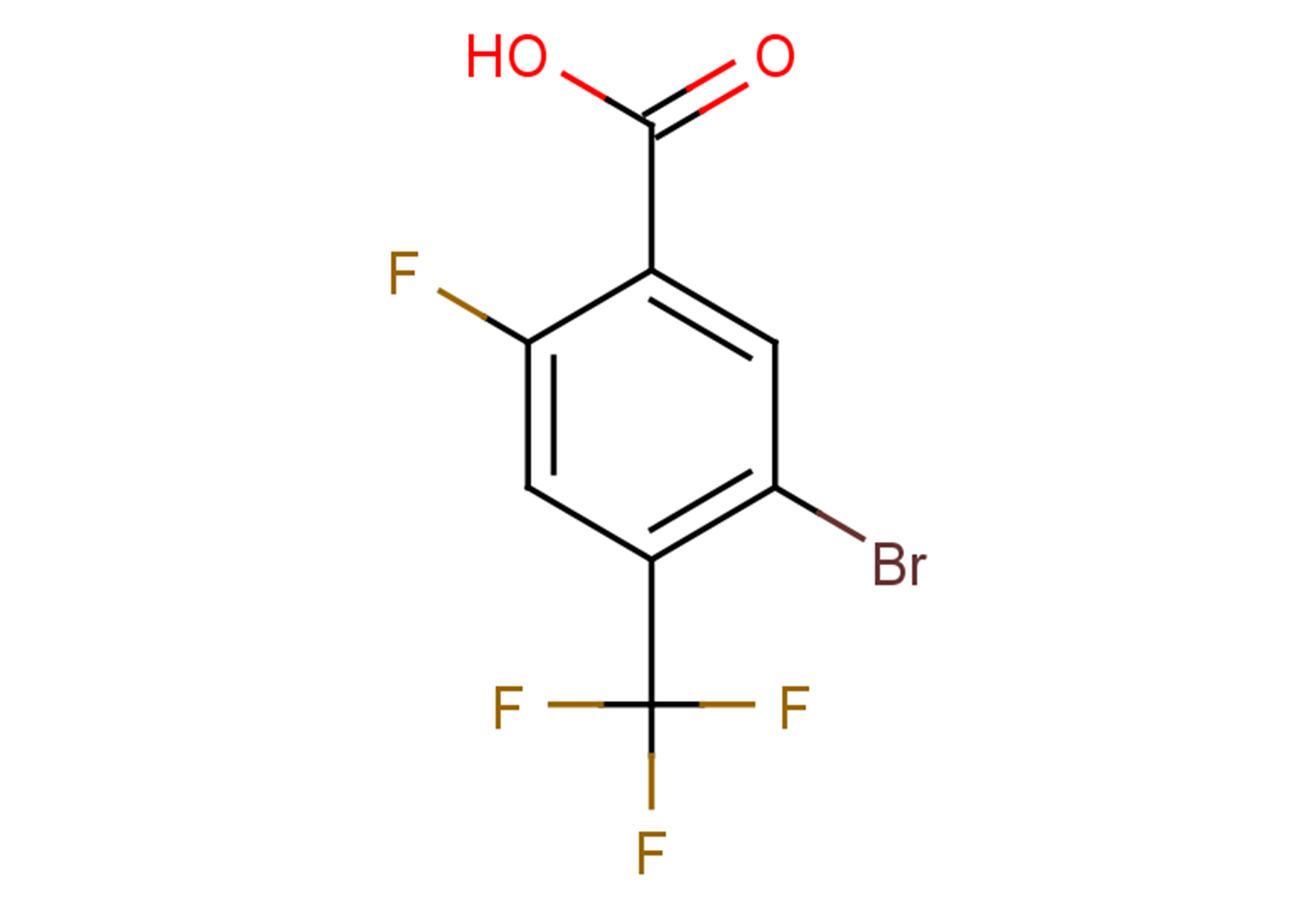 5-bromo-2-fluoro-4-(trifluoromethyl)benzoic acid