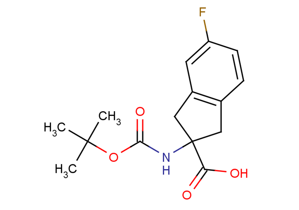 2-{[(tert-butoxy)carbonyl]amino}-5-fluoro-2,3-dihydro-1H-indene-2-carboxylic acid