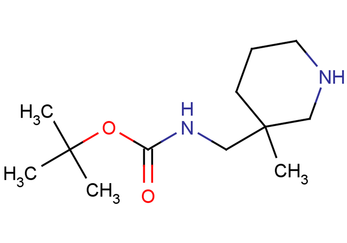 tert-butyl N-[(3-methylpiperidin-3-yl)methyl]carbamate