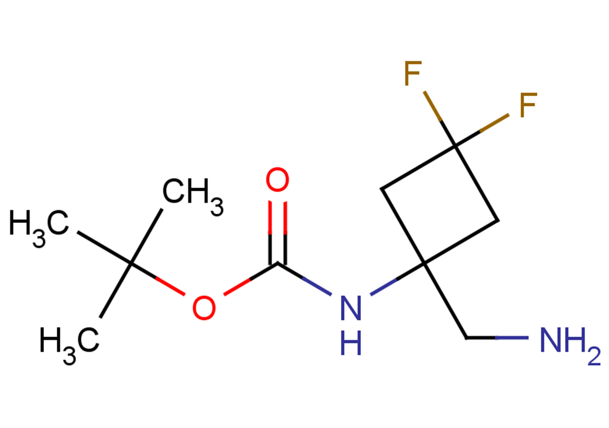 tert-butyl N-[1-(aminomethyl)-3,3-difluorocyclobutyl]carbamate
