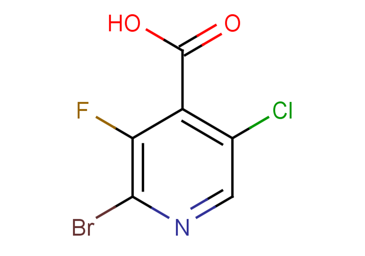 2-bromo-5-chloro-3-fluoropyridine-4-carboxylic acid