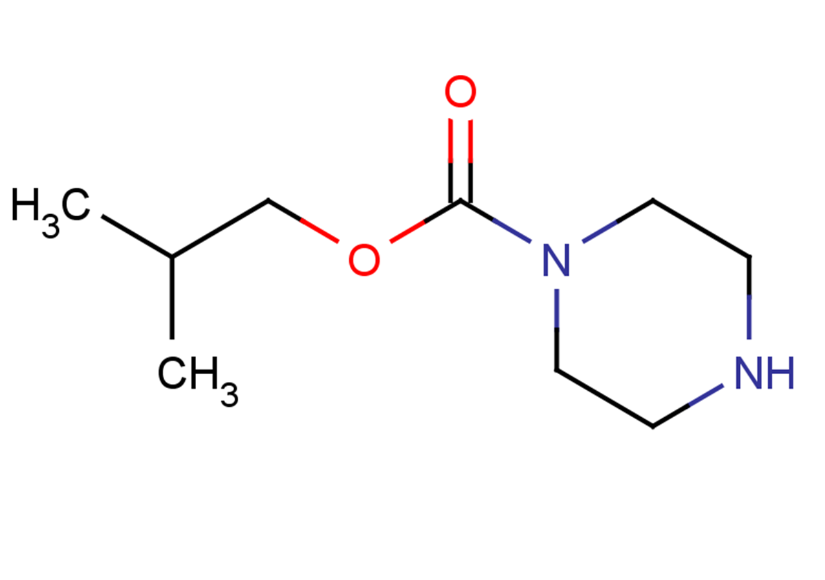 2-methylpropyl piperazine-1-carboxylate