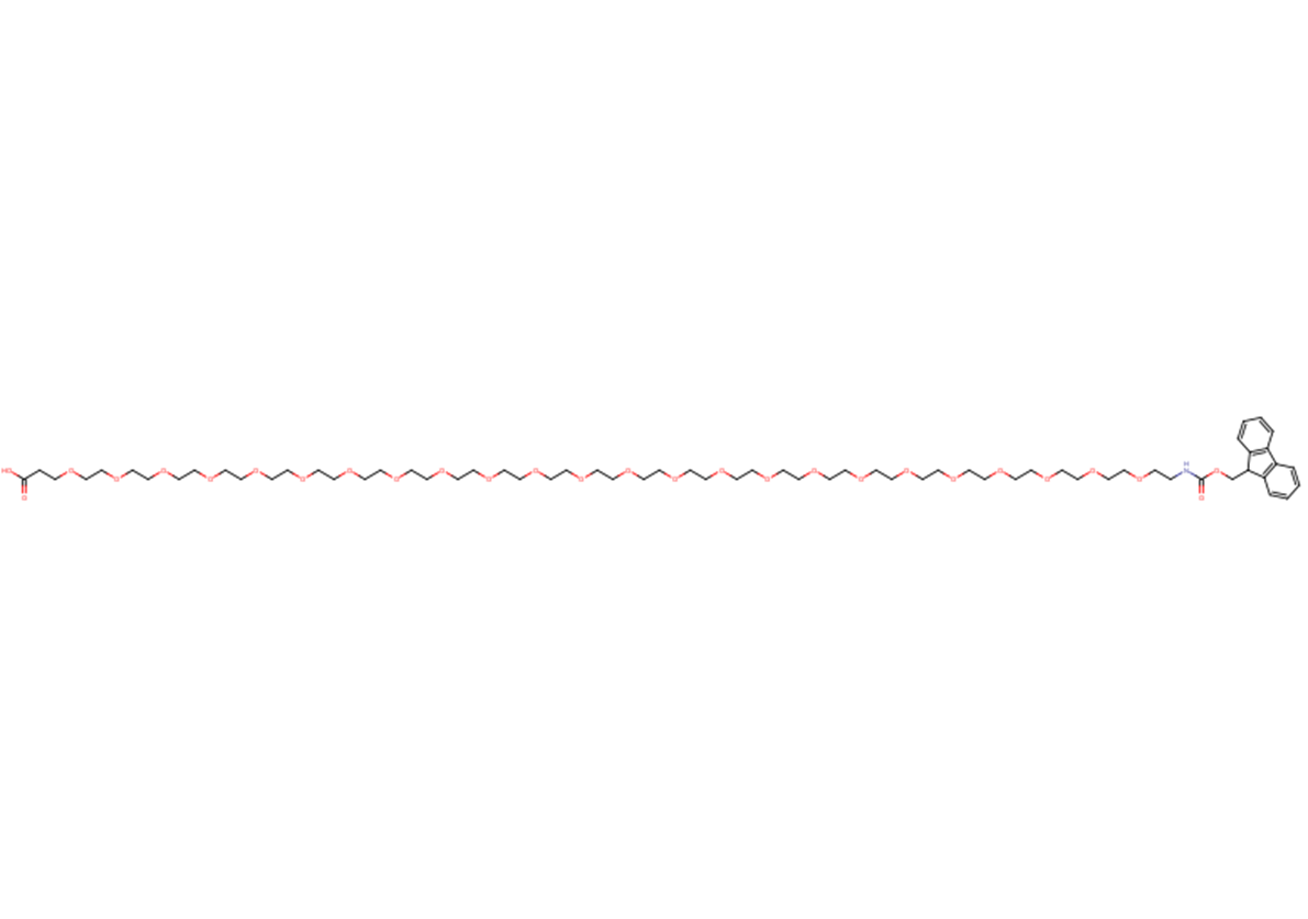 1-{[(9H-fluoren-9-ylmethoxy)carbonyl]amino}-3,6,9,12,15,18,21,24,27,30,33,36,39,42,45,48,51,54,57,60,63,66,69,72-tetracosaoxapentaheptacontan-75-oic acid