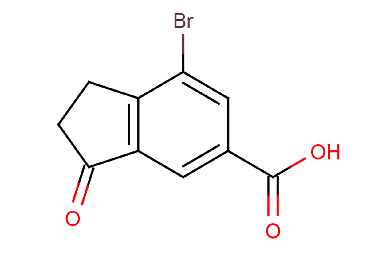 7-bromo-3-oxo-2,3-dihydro-1H-indene-5-carboxylic acid