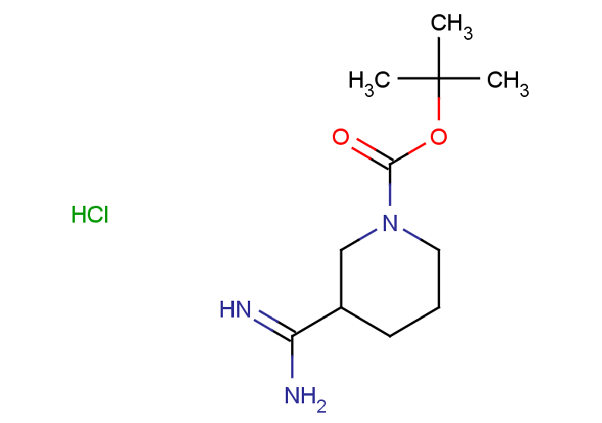 tert-butyl 3-carbamimidoylpiperidine-1-carboxylate hydrochloride