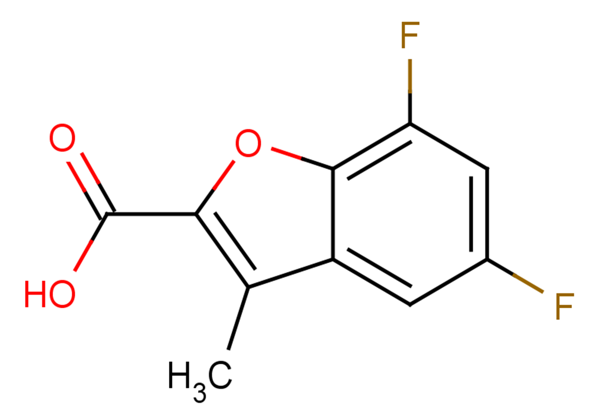 5,7-difluoro-3-methyl-1-benzofuran-2-carboxylic acid